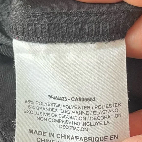 NIKE Golf Dri-Fit Men's Black Pants Flat Front Pockets Size 36x32 - Picture 4 of 7